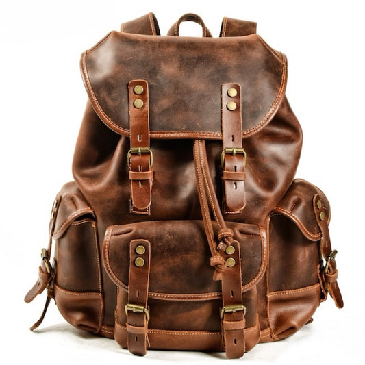 Leather backpack 1