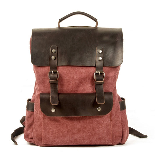Rose red backpack