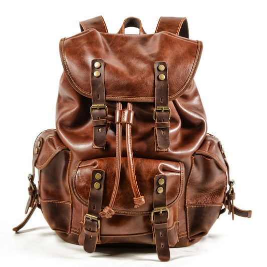 Leather backpack 2
