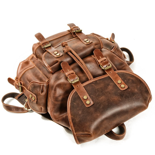 Leather backpack 1