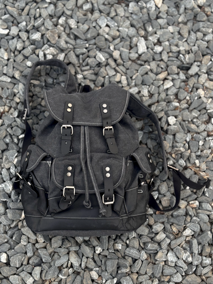 Grey backpack