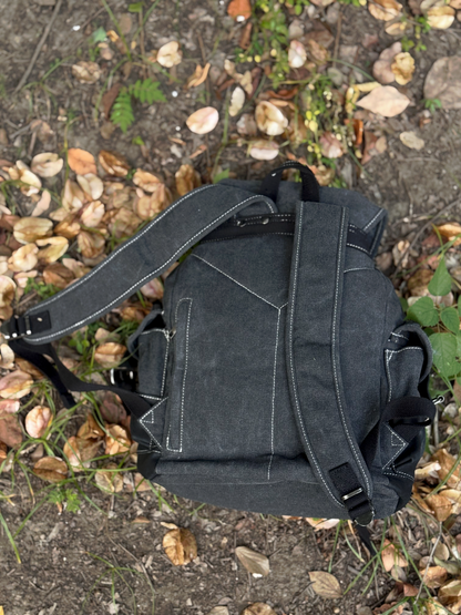 Grey backpack