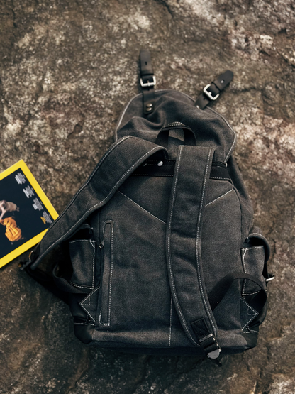 Grey backpack