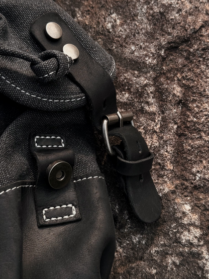 Grey backpack