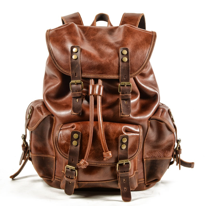 Leather backpack 2
