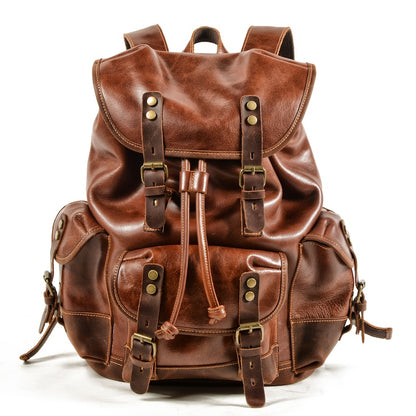 Leather backpack 2