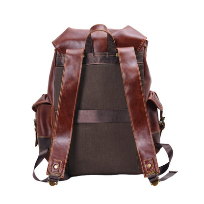 Leather backpack 2