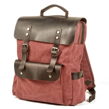Rose red backpack